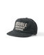 S-Double Block Ranger Canvas Strapback Cap - Black