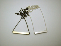 Products: Single Bar Square Necklace - Stephanie Grace Jewellery