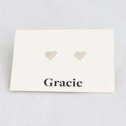 Stephanie Grace Jewellery: Heart earrings - gracie jewellery