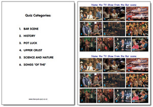 Products: Pub Quiz Pack 1891