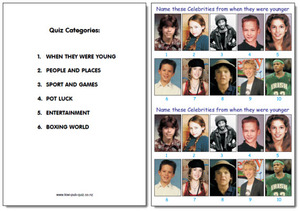 Products: Pub Quiz Pack 1890