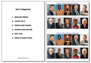 Products: Pub Quiz Pack 1889