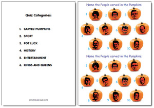 Products: Pub Quiz Pack 1603
