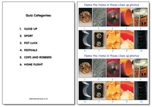 Products: Pub Quiz Pack 1658