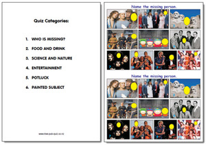 Products: Pub Quiz Pack 1738