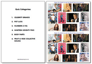 Products: Pub Quiz Pack 1746