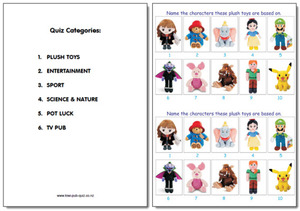 Products: Pub Quiz Pack 1788
