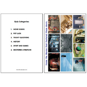 Products: Pub Quiz Pack 1909