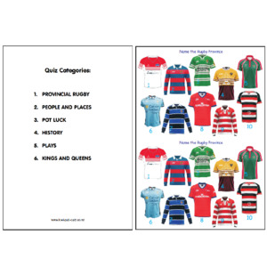Products: Pub Quiz Pack 1908