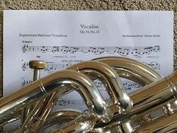 Vocalise - arranged for Bb Solo with Piano