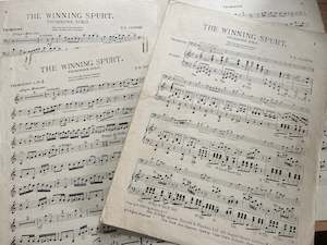 The Winning Spurt - RARE out of print - Trom Solo with piano - 1924