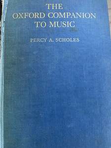 The Oxford Companion To Music - Hardback - 1945