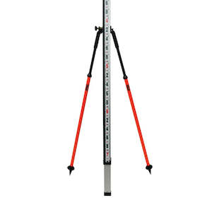 Seco Level Staff Bipod - Push Button Release (narrow jaws)