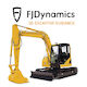 FJD Easydig Wireless 2D Excavator Guidance Machine Control System