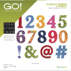 Products: GO Classic 2″ Numbers & Symbols