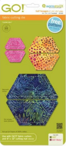 GO Half Hexagon – .75″, 1.25″, 2.25″ Finished