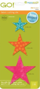 GO Applique Dies: GO Star 2″, 3″, 4″