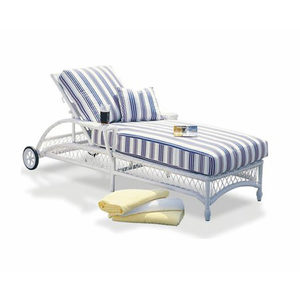 Bed: White Blue Bed