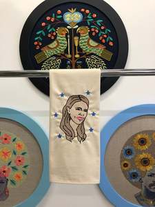 Jacinda Tea Towel (Now in Quality White Cotton)