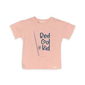 REEL COOL KID T-SHIRT - ROSE