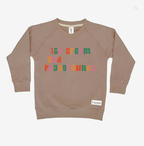Winter 2022: PLAYGROUND CREW JUMPER - CHOCOLATE
