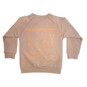 Winter 2022: TOYS CREW JUMPER - CHOCOLATE