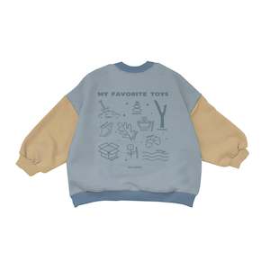 SWEATSHIRTS - FAVORITE TOYS - BLUE
