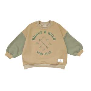 Baby: SWEATSHIRTS - BRAVE AND WILD - GREEN