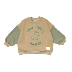 SWEATSHIRTS - MUD PUDDLE JUMPER - GREEN