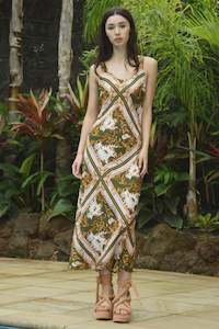 Dress: South Beach Dress /Pink-Olive