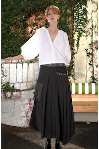 Cooper By Trelise Cooper: People Pleats-er skirt /Black