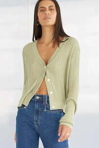 Dricoper: Dani Tencel Cardigan/ Sage Green