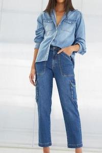 Dricoper: Valiant loose shirt /Rodeo Blue