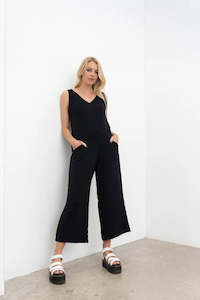 Nes: Lounge Jumpsuit /Black