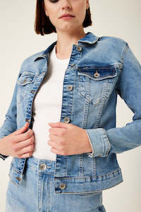 Italian Sofia Slim Fit Denim Jacket