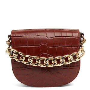 Excluded From Winter Sale: Emma Bag /Chocolate Croc