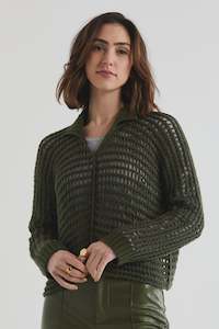 Ld Co: Lofty Lace Jumper / Olive