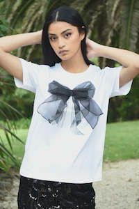 Coop By Trelise Cooper: Bow-Ho T-Shirt / White