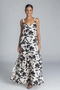 Blak: Break Your Heart Dress / Ivory with Black Floral