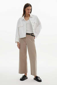 Ltb Jeans: Celia Oversized Jacket / White Wash