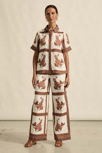 Gesture Pant / Coffee Collage