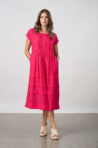 Parallel Dress / Magenta