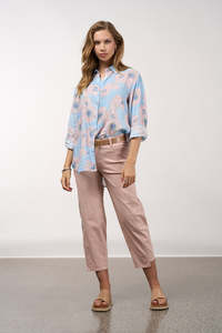 Poetic Shirt / Eggshell Multi