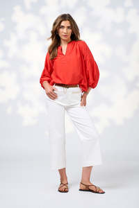 Gaia Blouse / Blood Orange