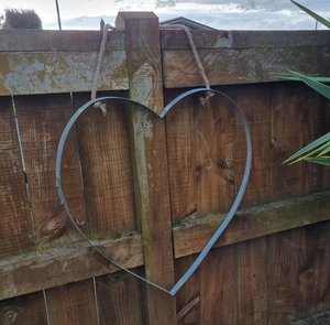 Products: Hanging Hoop Heart - STIM CRAFTMANSHIP