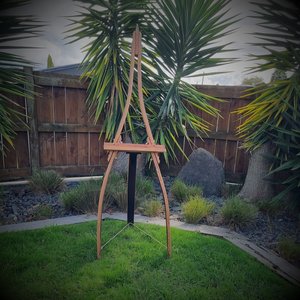 Products: Barrel Stave Easel - STIM CRAFTMANSHIP