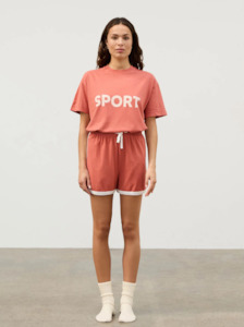 Organic Cotton Blend Sport Short