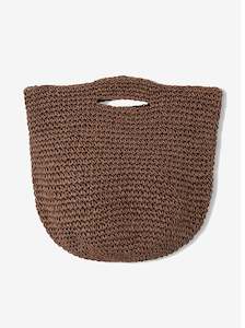 Zulu Zephyr: Round Straw Bag