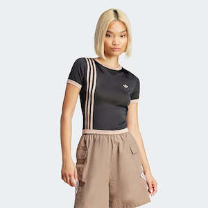 Knitted 3 Stripe Short Tee