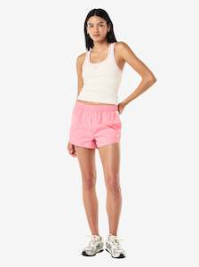 Nexus Rib Tank in Whisper White & Pink Lemonade